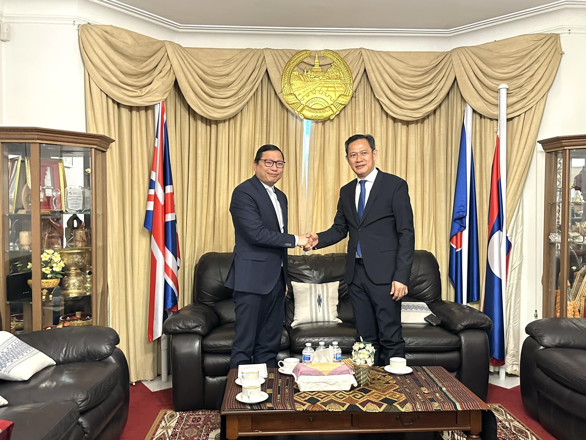 His Excellency Ambassador Lay Samkol paid a courtesy call on His ...