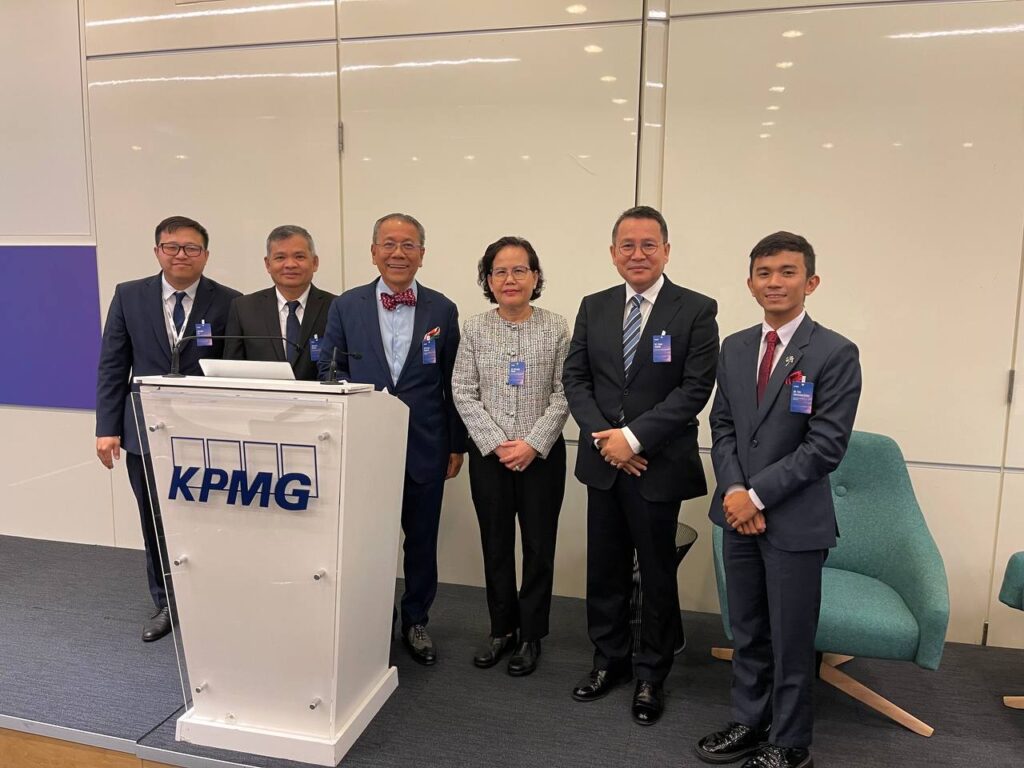 Her Excellency Ambassador Tuot Panha accompanied H.E. Dr. Sok Siphanna, Senior Minister in Charge of Special Missions, to participate in the Cambodia-UK Trade and Investment Conference at KPMG Company’s headquarter in London